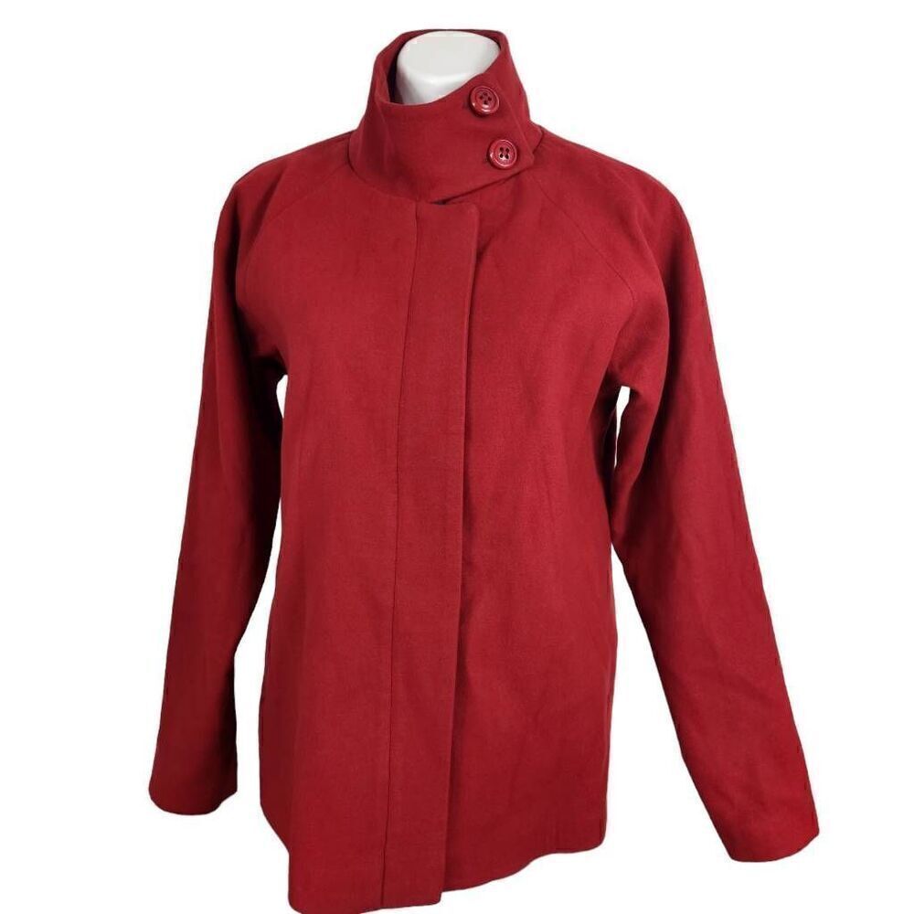 GeBe with love royal coat red claret Size small new